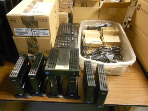 LOT OF 10, DELL WYSE DXOQ 5020 16GB FLASH /4G RAM THIN CLIENT (NO DISPLAY) KEYBOARD,MOUSE