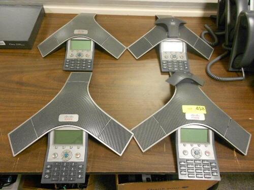 LOT OF 4 CISCO CP-79376 UC PHONES