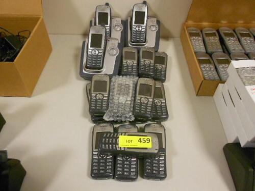 LOT OF 19 CISCO 7921 WIRELESS IP PHONES (NO CHARGERS)