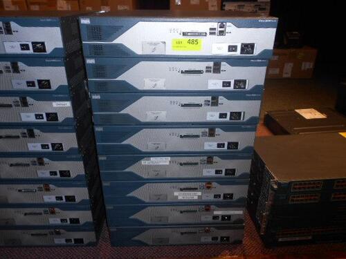 LOT OF 8 CISCO 2851 SERVER