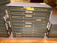 LOT OF 10 CISCO 2950 24P SWITCH