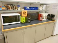 2 MICROWAVES, TOASTER , COFFEE MAKER