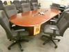 10' CONFERENCE TABLE W/ 8 CHAIRS