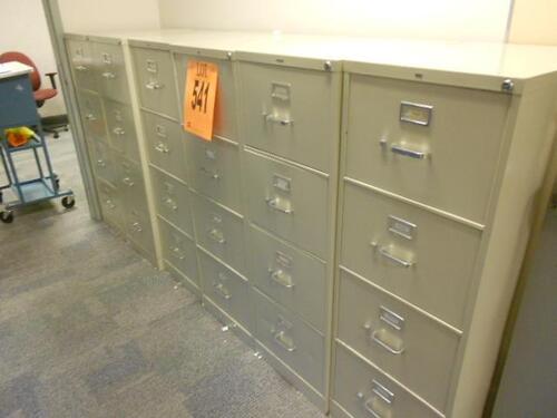 LOT OF 6 4DRW FILE CABINETS