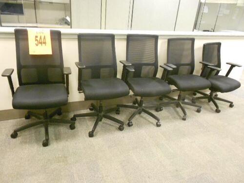 LOT OF 5 HON TASK CHAIRS