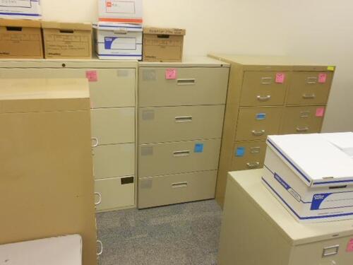 11 ASST'D 4 AND 2 DRW FILE CABINETS / LATERAL