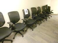 9 BLACK TASK CHAIRS