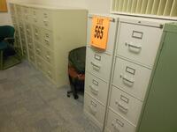 LOT OF 7 4DRW FILE CABINETS