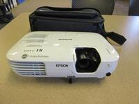 EPSON H328A PROJECTOR WITH BAG, NO REMOTE, (LOCATION: SHOEN LIBRARY GROUND FLOOR)