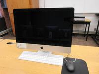 APPLE iMAC 21.5" 2.7GHZ INTEL CORE i5, 8GB RAM, 1TB HARD DRIVE, LATE 2013, (LOCATION: SHOEN LIBRARY GROUND FLOOR)