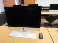 APPLE iMAC 21.5" 2.7GHZ INTEL CORE i5, 8GB RAM, 1TB HARD DRIVE, LATE 2013, (LOCATION: SHOEN LIBRARY GROUND FLOOR)