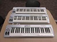 LOT (3) M-AUDIO KEYSTATION 49E KEYBOARDS, (LOCATION: SHOEN LIBRARY GROUND FLOOR)