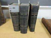 1914 BIBLIA SACRA VULGATAE EDITION, VOLUMES 1,2,3, (LOCATION: SHOEN LIBRARY 2ND FLOOR)