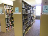 LOT ASST'D LIBRARY BOOKS, ORGANIZATIONS + MANAGEMENT, EDUCATION & RESEARCH, GALLERIES, MUSEUMS + PRIVATE COLLECTIONS, HISTORY, GEOGRAPHIC , WITH (5) SEC. OF DOUBLE SIDED BOOK SHELVING, (LOCATION: SHOEN LIBRARY 1ST FLOOR)