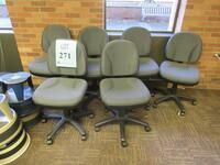 LOT (6) OFFICE CHAIRS, (LOCATION: SHOEN LIBRARY GROUND FLOOR)