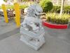 SET OF 2 CONCRETE GUARDIAN LIONS / FOO DOGS 23.5" X 60" X 33" - 6