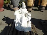 GRANITE CHINESE GODDESS STATUE 28" X 20" X 42"