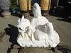 GRANITE CHINESE GODDESS STATUE 45" X 29" X 42"