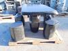 POLISHED GRANITE FOUR SEAT TABLE SET (EACH SET COMES WITH UNIQUE DESIGN) - 2