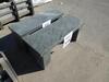 (3) POLISHED GRANITE BENCHES 43" X 16" X 17" (EACH BENCH COMES WITH UNIQUE DESIGN) - 2