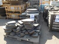 (4) PALLETS OF ASST'D DECORATIVE STEPPING STONE