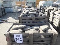 (4) PALLETS OF ASST'D DECORATIVE STEPPING STONE