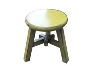 (180) SHORT ROUND STOOLS (COST $1,620) (RAC111AG) (EACH STOOL COMES WITH UNIQUE DESIGN NO TWO ARE SAME)