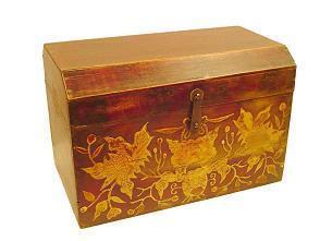 (84) ASST'D PAINTED WOODEN TRUNKS (COST $2,268) (RA291) (EACH TRUNK COMES WITH UNIQUE DESIGN NO TWO ARE THE SAME)