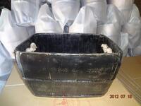 (96) ASST'D RECTANGULAR BUCKETS WITH ROPE (COST $2,784) (RRAC360-K / S, M, L) (EACH BUCKET COMES WITH UNIQUE DESIGN NO TWO ARE THE SAME)