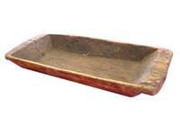 (35) RECTANGULAR WOODEN DOUGH BOWLS (COST $2,975) (RCF125) (EACH BOWL COMES WITH UNIQUE DESIGN NO TWO ARE THE SAME)