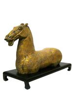 (35) CAST IRON HORSES (COST $2,975) (RI103) (EACH HORSE COMES WITH UNIQUE DESIGN NO TWO ARE THE SAME)