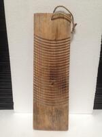 (258) WOODEN SERVING BOARDS WITH ROPE (COST $3,096) (RRA488) (EACH BOARD COMES WITH UNIQUE DESIGN NO TWO ARE THE SAME)