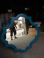 (39) SOLID WOOD MIRRORS (COST $4,524) (RPMC1037-T) (EACH COMES WITH UNIQUE DESIGN NO TWO ARE THE SAME)