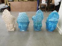 (11) ASST'D BUDDHA HEADS