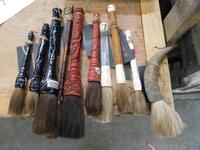 (LOT) 266 ASST'D CALLIGRAPHY BRUSHES (RB1023S), (RB1023M), (RB1023L), (RB1025), (RB1029L), (RB1029M), (RB1042), (RB1043), (RB1050), (RB1054) (EACH COMES WITH UNIQUE DESIGN NO TWO ARE THE SAME)