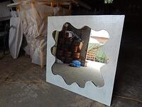(28) SOLID WOOD MIRRORS (COST $2,408) (RPMC1037-BB) (EACH COMES WITH UNIQUE DESIGN NO TWO ARE THE SAME)