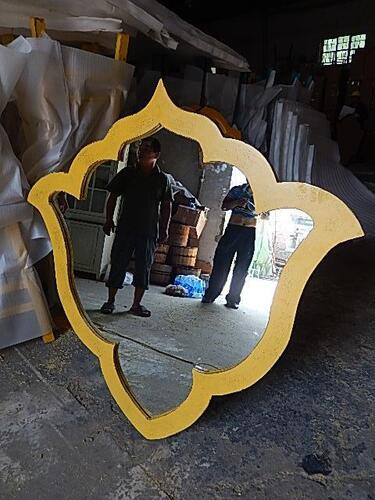 (31) SOLID WOOD MIRRORS (COST $2,139) (RPMC1037-MU) (EACH COMES WITH UNIQUE DESIGN NO TWO ARE THE SAME)