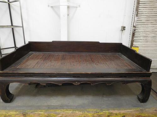 ANTIQUE CHINESE BED 96" X 53" X 33"