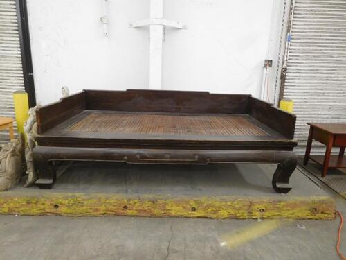 ANTIQUE CHINESE BED 92" X 55" X 33"