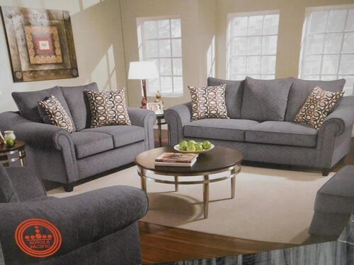 (2) AMERICAN STANDARD SOFAS, (2) AMERICAN STANDARD LOVESEATS AND (2) AMERICAN STANDARD CHAIRS (COST $ ) (D)