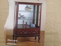 (11) HARVARD CURIO CABINETS WITH DOUBLE SIDED DOORS (COST $1793) (906210C)