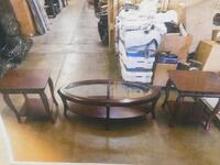 (38) 3-PIECE COFFEE TABLE SETS, COFFEE/2 END TABLE (COST $5852) (4887-117 (8111), 8111-118)