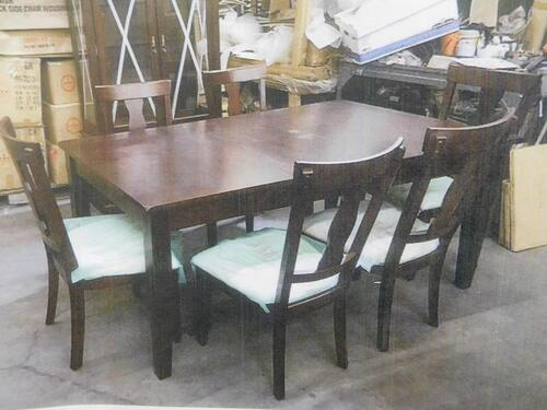 (9) 5PC. DINING TABLE SETS, PLUS 10 EXTRA CHAIRS (COST $2349) (58021-111, 5972)