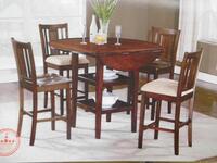 (22) 5PC. PUB TABLE SETS WITH FOUR SIDE DROP LEAF (COST $4466) (5111-211, 5111-212)