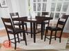 (14) 5PC. DARK BROWN PUB TABLE SETS (COST $2324) (8103-211DB, 8103-212DB)