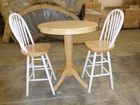 (22) 3PC. PUB TABLE SETS TABLE/2 30" STOOLS (COST $2170) ()