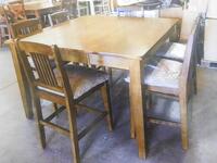 (2) PUB TABLES AND (10) STOOLS (COST $787) (5301, 5302)