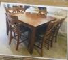 (LOT) 6 ASST'D DINING TABLES, 14 ASST'D CHAIRS AND 17 ASST'D BENCHES - 2