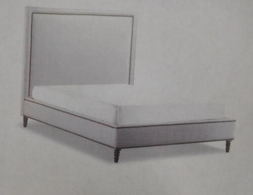 (23) CREAM FABRIC QUEEN BEDS (COST $2132) (910Q-FBRL AND HD)