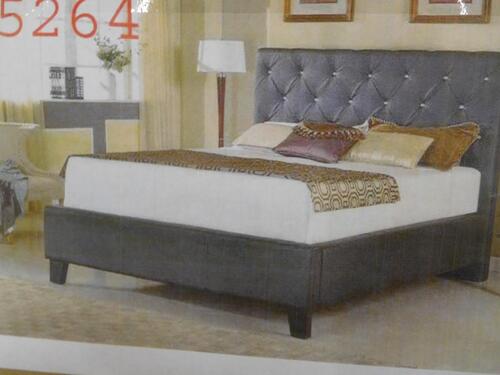 (12) BEIGE FABRIC QUEEN BEDS AND (2) BLACK QUEEN BEDS (COST $2304) (,127Q-HB, FBRL, 5264)